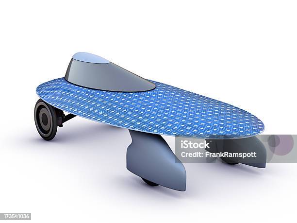 Solar Concept Car Stockfoto und mehr Bilder von Sonnenkollektor - Sonnenkollektor, Einzelner Gegenstand, Weißer Hintergrund