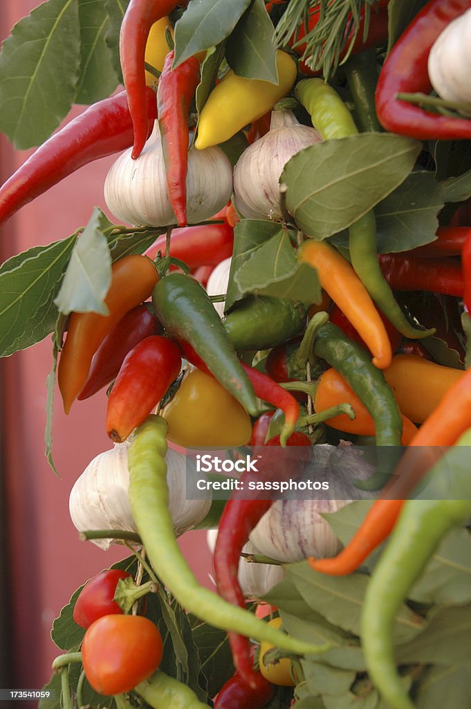 MEDITERRÁNEO VEGE MEDLY - Foto de stock de Ajo libre de derechos