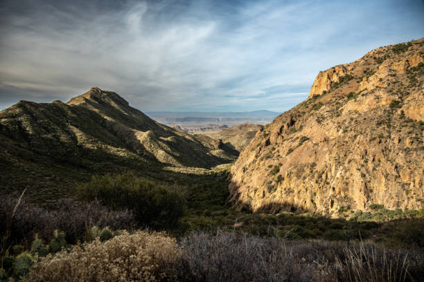 istock Valley of Juniper Canyon with Thin Clouds 1735411959