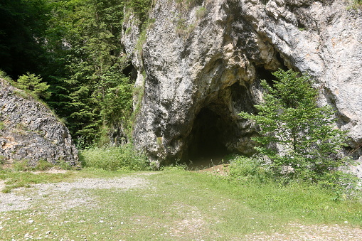 It is a cavern located in the mountains, in the Zarnesti gorges. I don't know if it was once inhabited, but it can be inhabited now for fun or in case of necessity