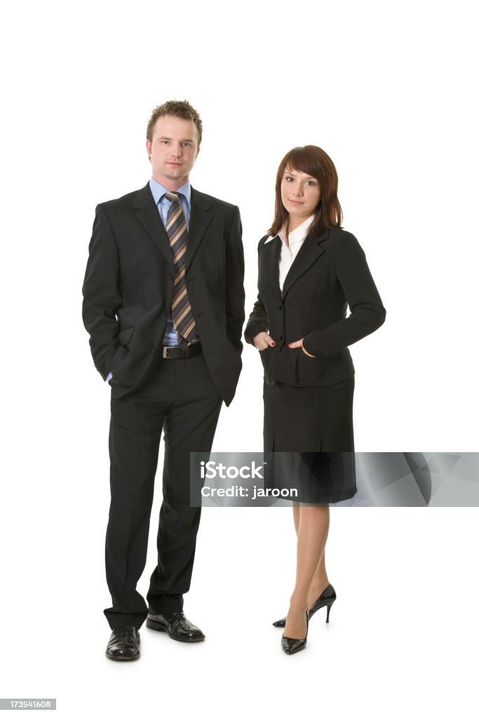 Jovem casal de negócios - Foto de stock de 20-24 Anos royalty-free