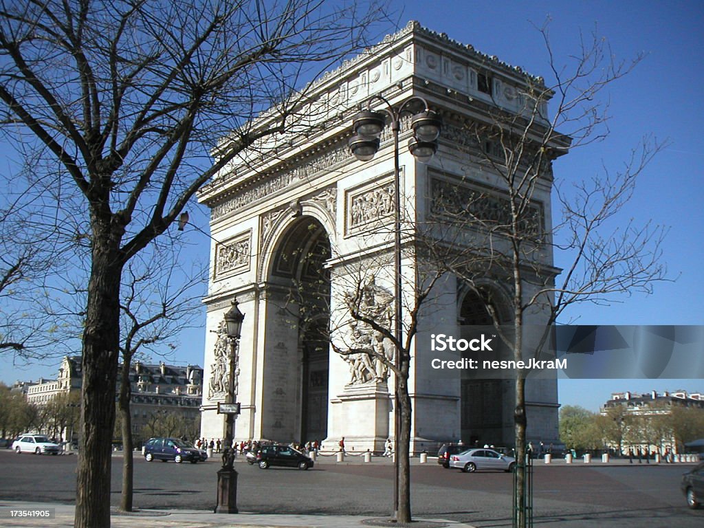 아크 드 Triomphe - 로열티 프리 아치-건축적 특징 스톡 사진