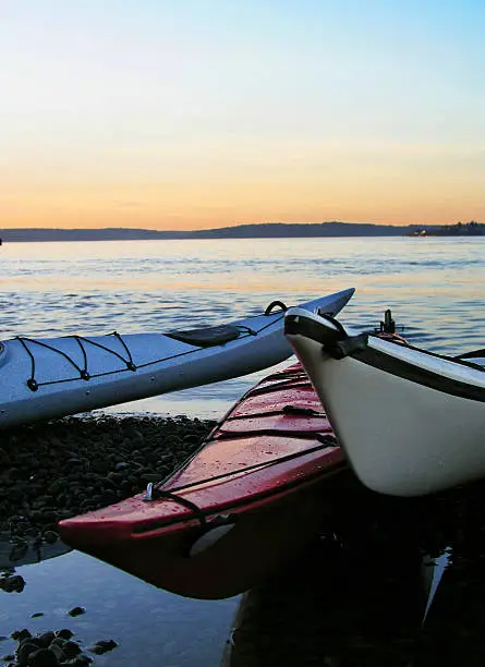 Photo of At the Beach - kayaks