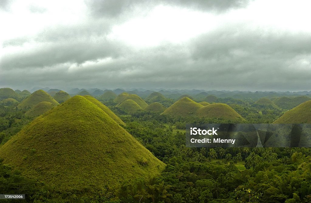 Filipiny Wzgórza Czekoladowe Bohol Azji - Zbiór zdjęć royalty-free (Azja)