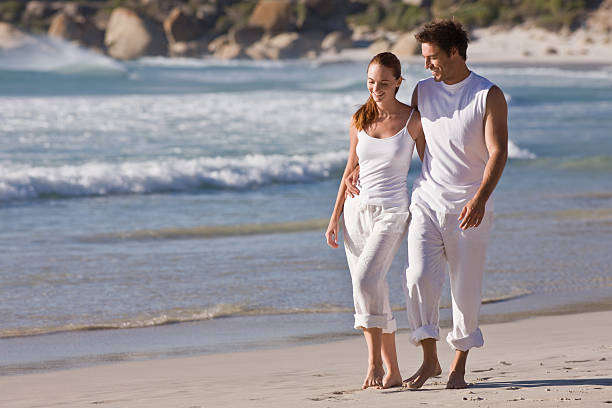 Couple Honeymoon Tropical Beach Romantic Concept