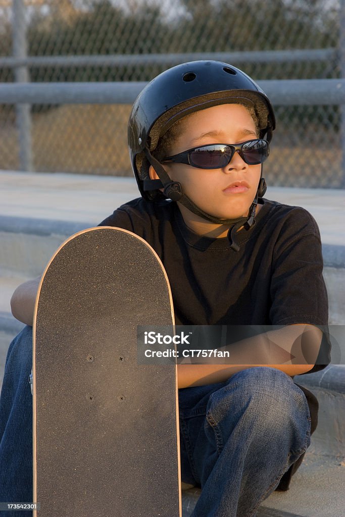 Adolescenti skater - Foto stock royalty-free di 14-15 anni