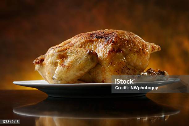 Roasted Chicken Stock Photo - Download Image Now - Baked, Baking, Basted