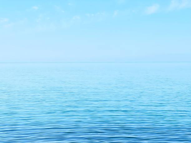 istock Blue sea and clear sky. 1735428751