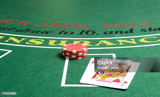 Photo libre de droit de Série De Jeux banque d'images et plus d'images libres de droit de Blackjack - Blackjack, Table, As