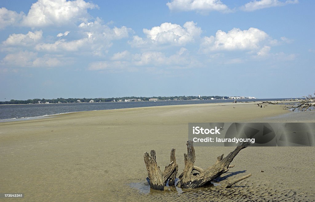 Playa en Jekyll Island, Georgia - Foto de stock de Georgia - Estado de EEUU libre de derechos