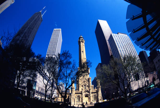 Chicago Water Tower stock photo