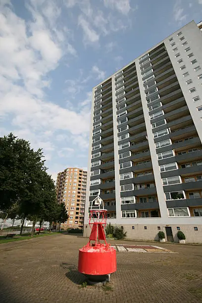 You can find all kinds of objects with a harbour theme in Rotterdam