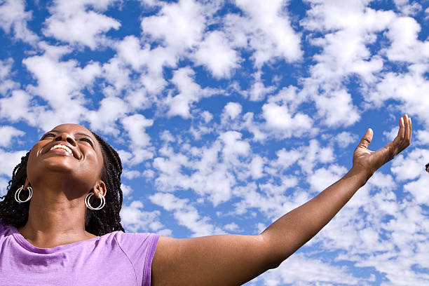 istock Woman In Clouds 173543869