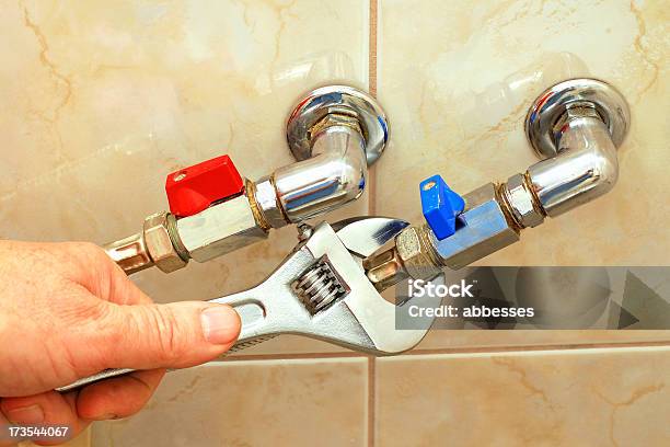 Plumbing Stock Photo - Download Image Now - Repairing, Blue-collar Worker, Boiler