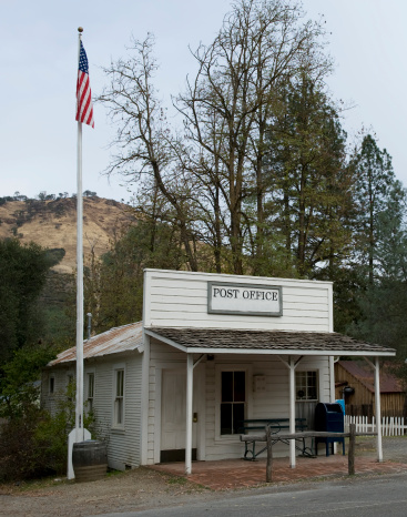 This post office in Coloma California has been in operation since 1849. Located in the middle of this historic community.