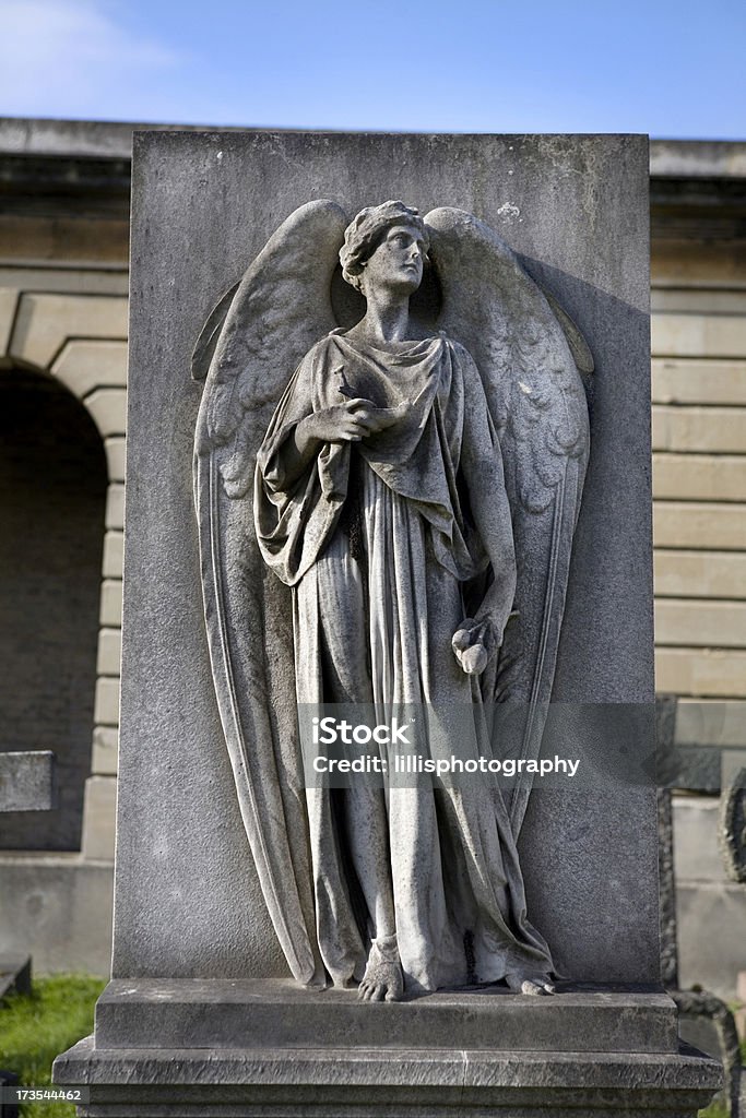 Anjo de pedra velho Cemitério em Londres - Royalty-free Anjo Foto de stock