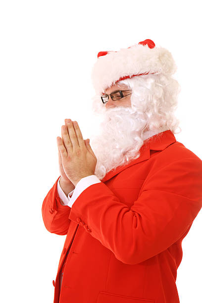 istock Business Santa Praying 173544579
