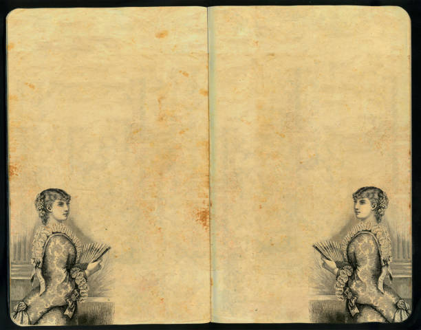 istock Lady of the Fan Sketch Pad 173544822