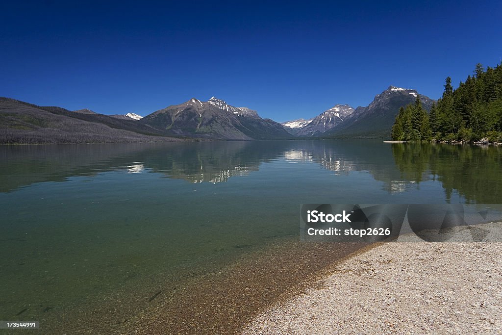 Lago McDonald - Foto stock royalty-free di Acqua