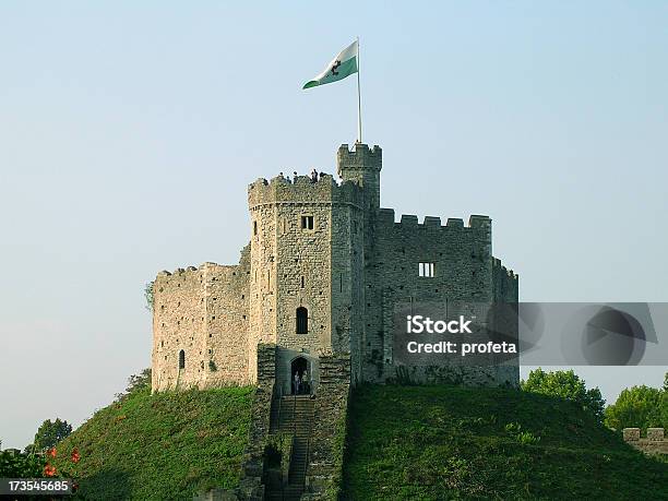 El Castillo De Cardiff Foto de stock y más banco de imágenes de Cerco - Cerco, Medieval, Azul