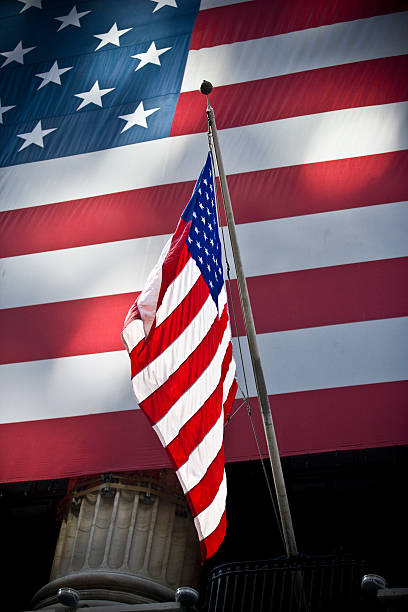 istock American flags on Wall Street 173545964