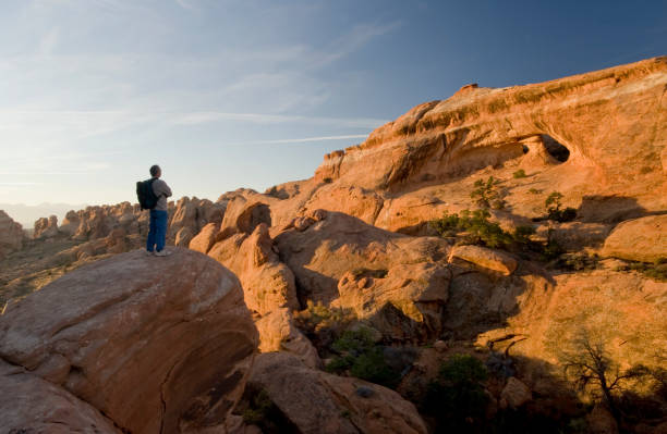 istock Hiker, Arches National Park 173546059