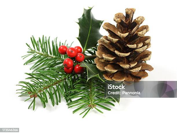 Christmas Setting Stock Photo - Download Image Now - Christmas, Christmas Decoration, Holly