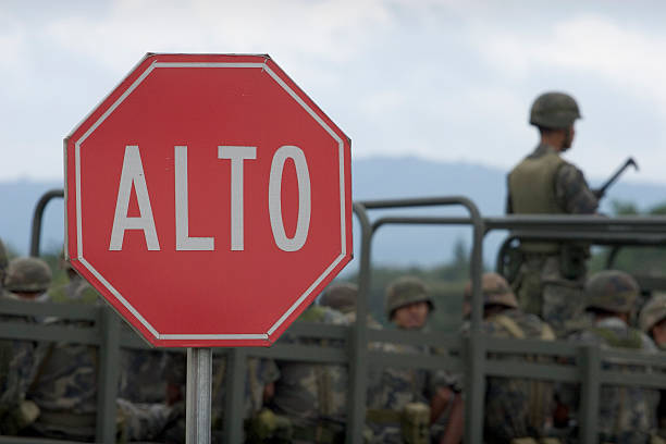 Mexico Drug War stock photo