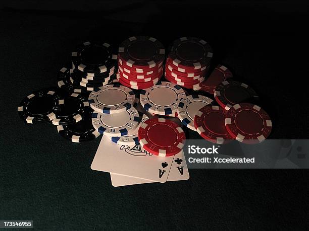 Tasca Aces - Fotografie stock e altre immagini di Asso - Asso, Blackjack, Carte da gioco