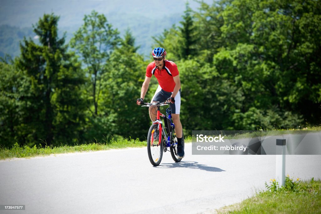 Mountainbiker - Lizenzfrei Aktiver Lebensstil Stock-Foto