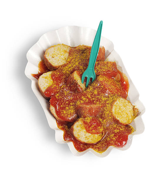 currywurst alemán - currywurst fotografías e imágenes de stock