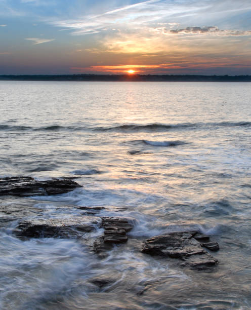 Peaceful Sunset stock photo