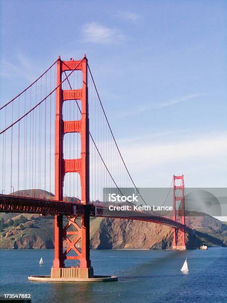 Foto de Ponte Golden Gate e mais fotos de stock de Arquitetura - Arquitetura, Azul, Baía