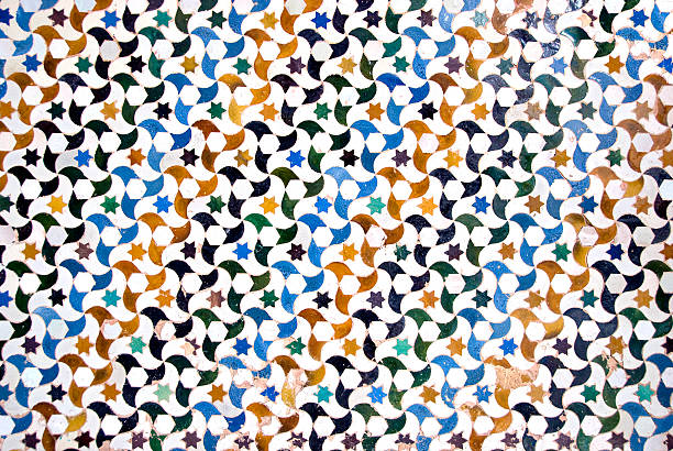colourfull плитки - seville andalusia spain pattern стоковые фото и изображения
