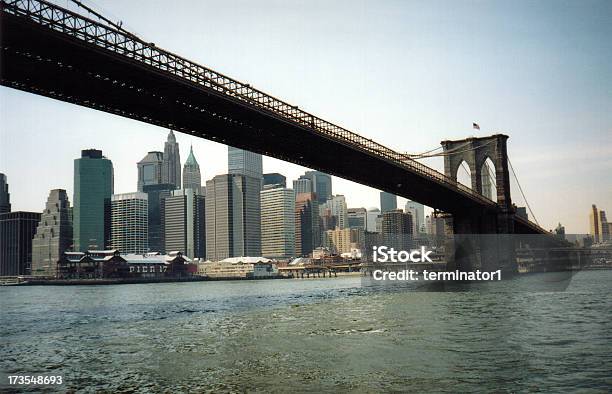 Puente De Brooklyn Nueva York Foto de stock y más banco de imágenes de Agua - Agua, Brooklyn - Nueva York, Ciudad