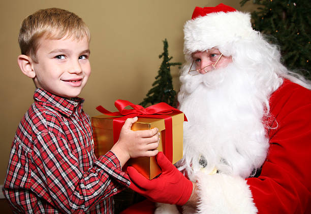 istock Receiving a Gift from Santa 173548966