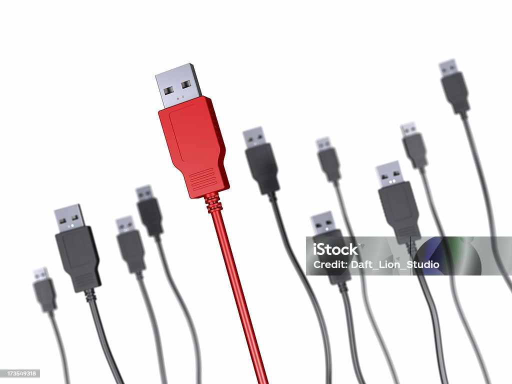 Câbles USB - Photo de Communication libre de droits