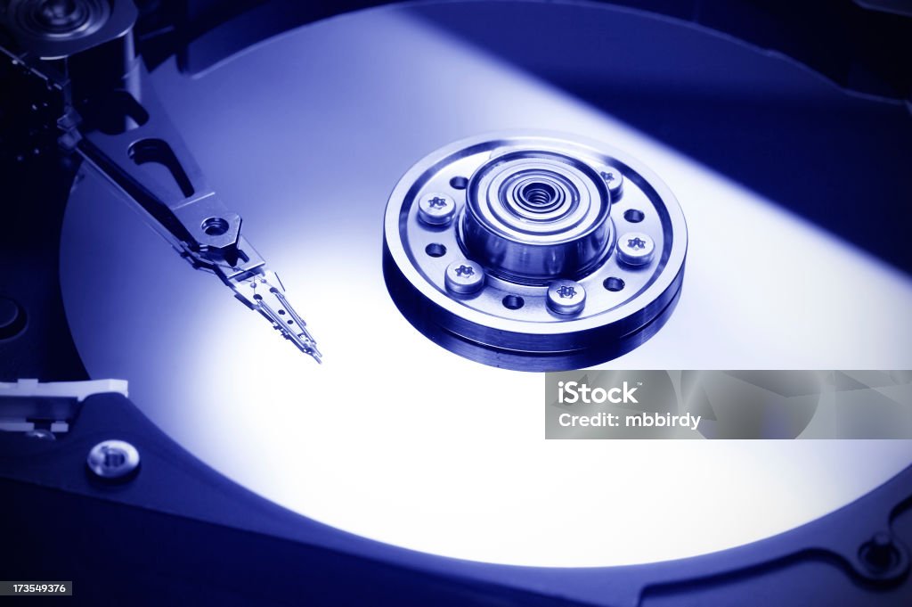 Unità disco rigido HDD - Foto stock royalty-free di Aperto