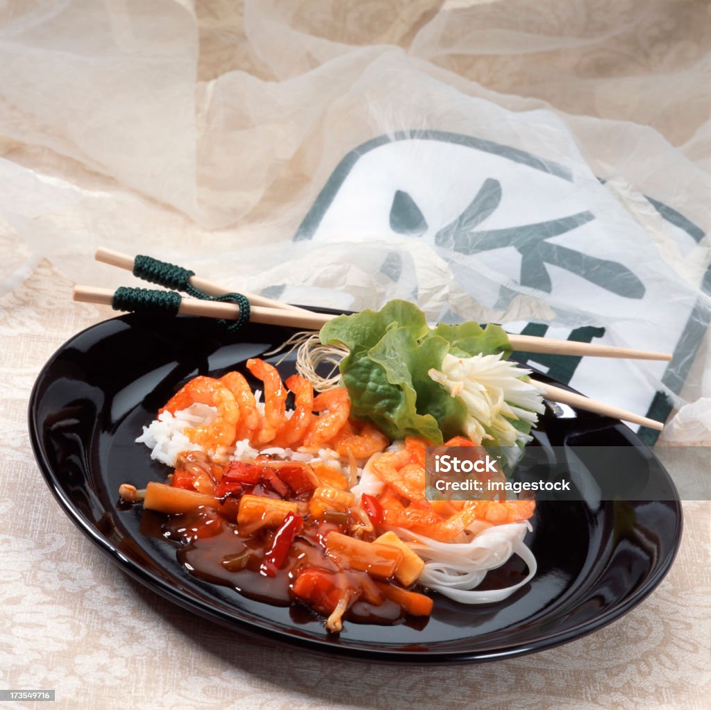 Plato de asiáticos - Foto de stock de Alimento libre de derechos