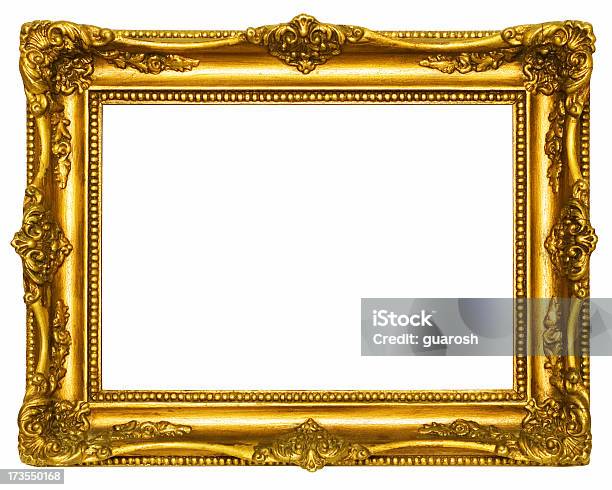 Foto de Quadro Ouro Velho Retrô Revival e mais fotos de stock de Dourado - Descrição de Cor - Dourado - Descrição de Cor, Enfeitado, Moldura de Quadro - Equipamento de arte e artesanato