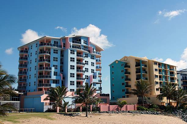 istock Luxury Beachfront Apartment Buildings 173550328