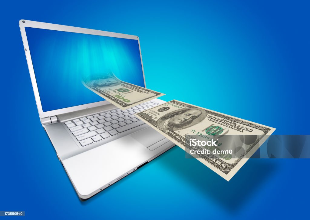 Online Banking - Foto stock royalty-free di Affari