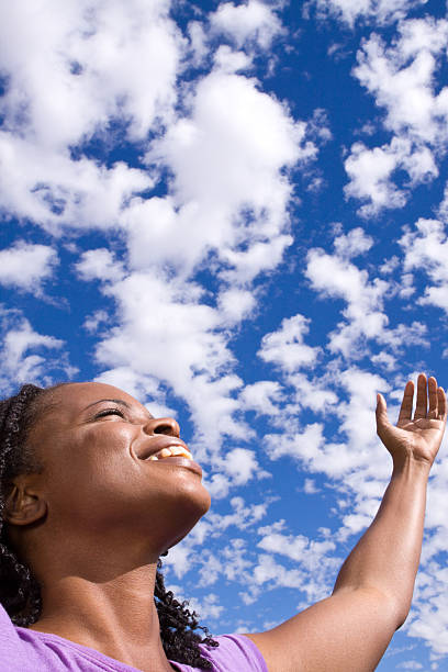 istock Woman In Clouds / Inspirational 173550623