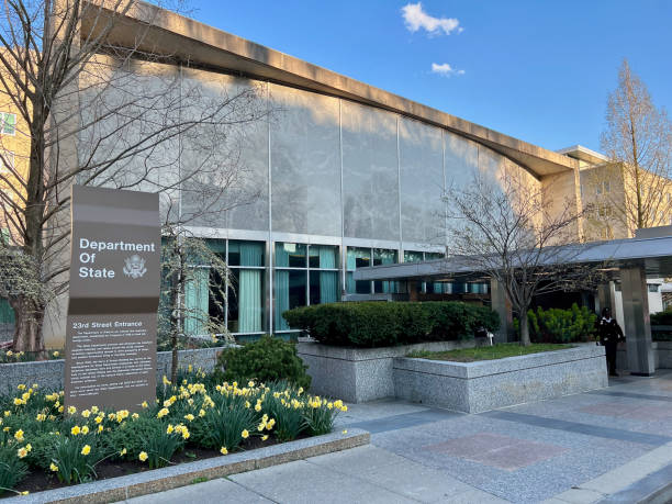istock US State Department/Entrance on the 23rd St side.spring. 1735509711