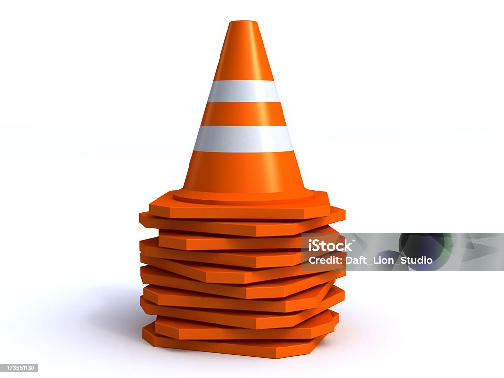 cones de Trânsito - Royalty-free Cone Foto de stock