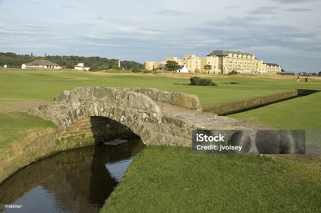 Ponte de Swilken 2 - Foto de stock de Campo de Golfe royalty-free