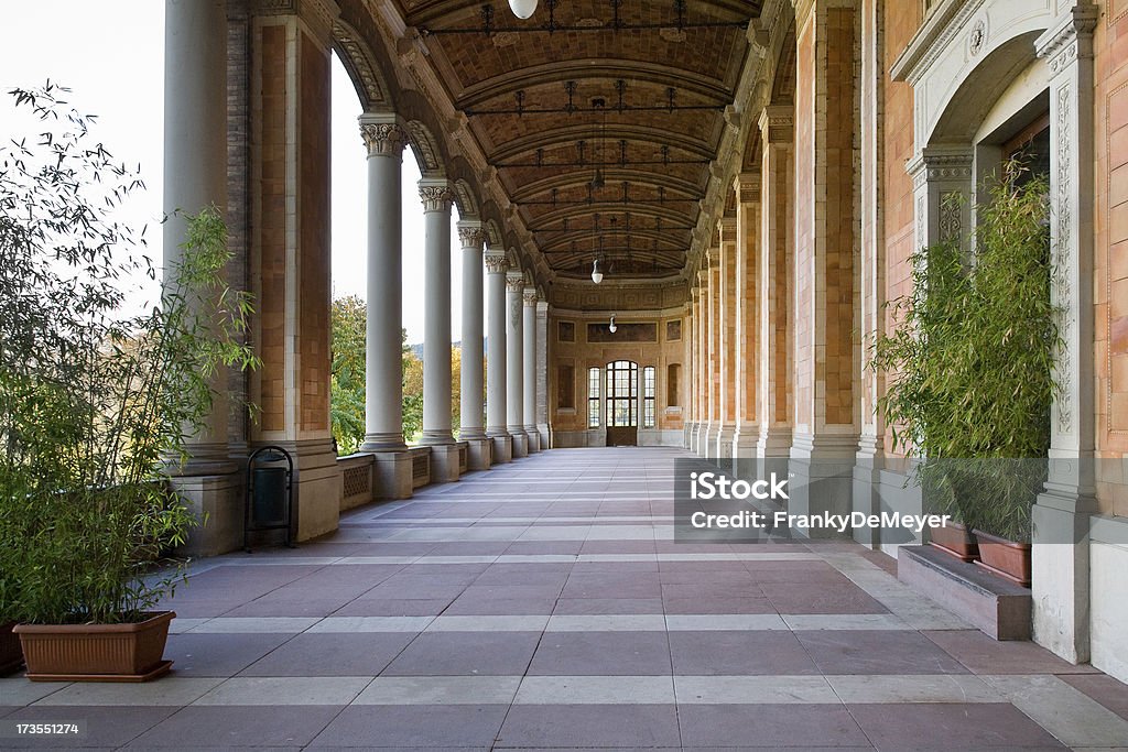 Outdoor-Galerie auf die Trinkhalle in Baden-Baden - Lizenzfrei Baden-Baden Stock-Foto