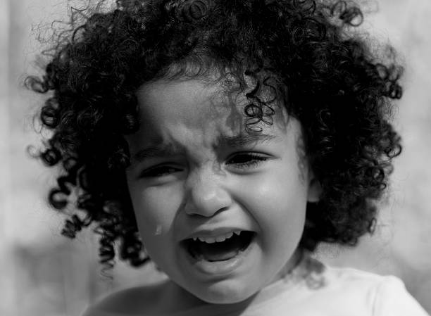 istock Crying Minority Child in Black and White 173551497