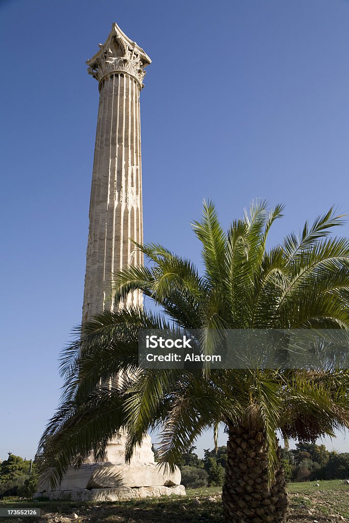 Temple Of Olympian Zeus  in Athen Temple Of Olympian Zeus in Athen Architectural Column Stock Photo