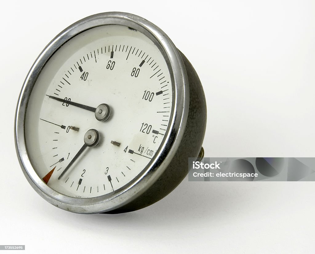 Temperatur und Lautstärke gauge (Schatten - Lizenzfrei Anzeigeinstrument Stock-Foto